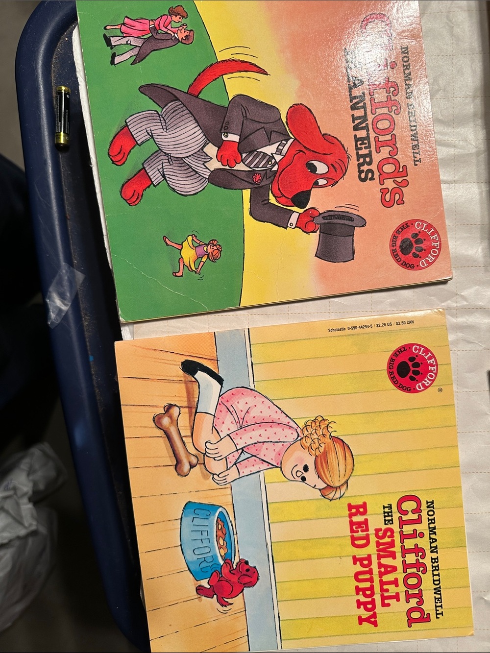 Two vintage Clifford paperback books